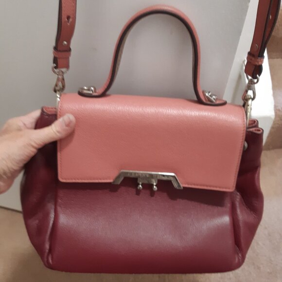 Celine Dion Rose and Plum Bag Purse - Picture 1 of 15